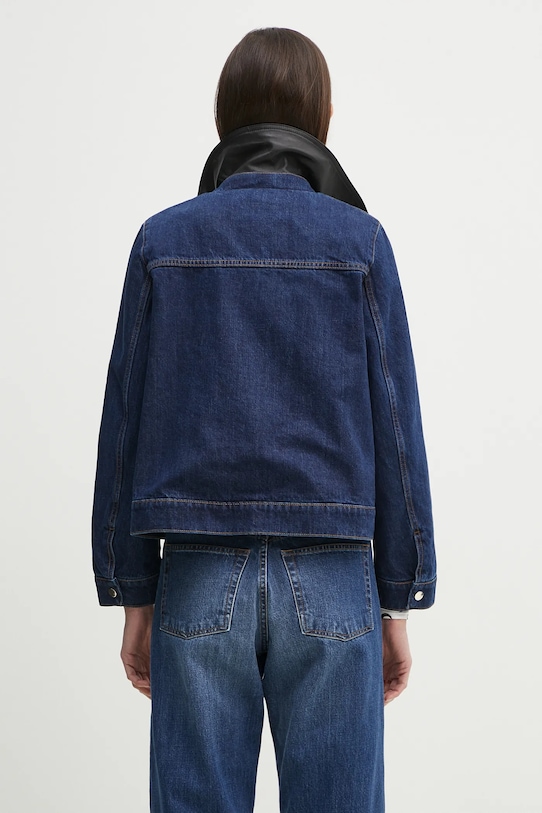 Odzież Wales Bonner kurtka Sea Denim WS25DE14.DE01.599 granatowy