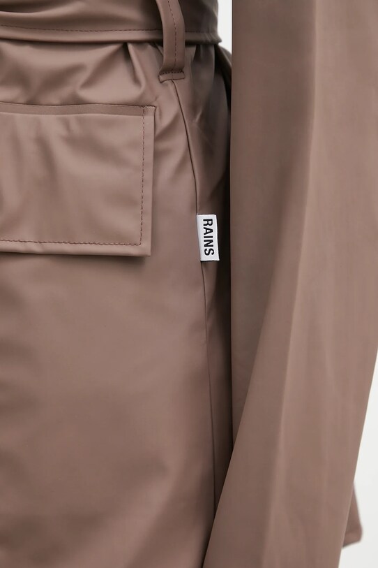 Rains geacă Curve Jacket W3 maro 12100.110
