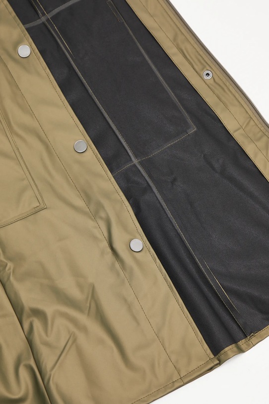 Rains kurtka Curve Long Jacket W3 18130.105 zielony