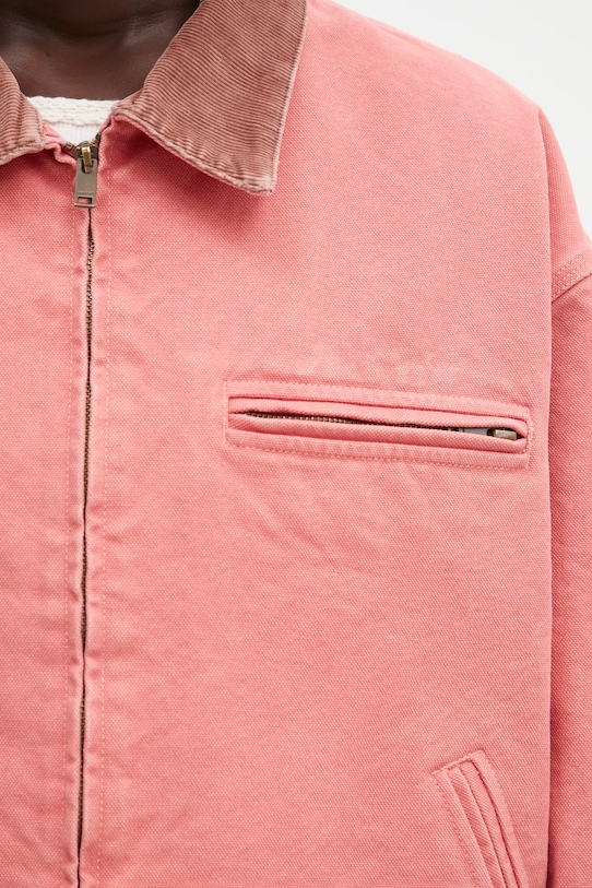 AMBUSH kurtka bawełniana Cropped Canvas Work Jacket 12115367 pomarańczowy