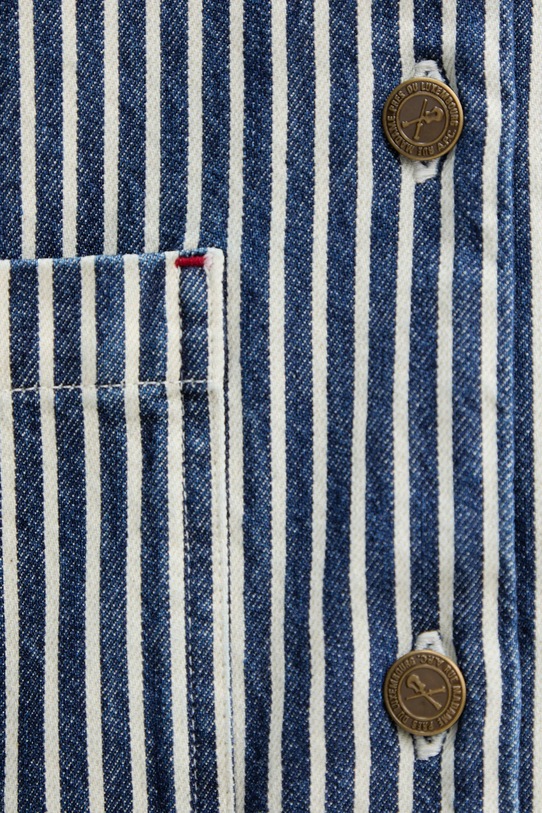 Džínová bunda A.P.C. Veste Frida COHHG.F32006 modrá