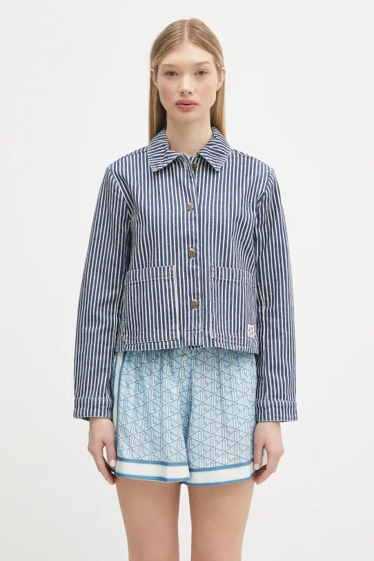 Дънково яке A.P.C. Veste Frida без изолация тъмносин COHHG.F32006