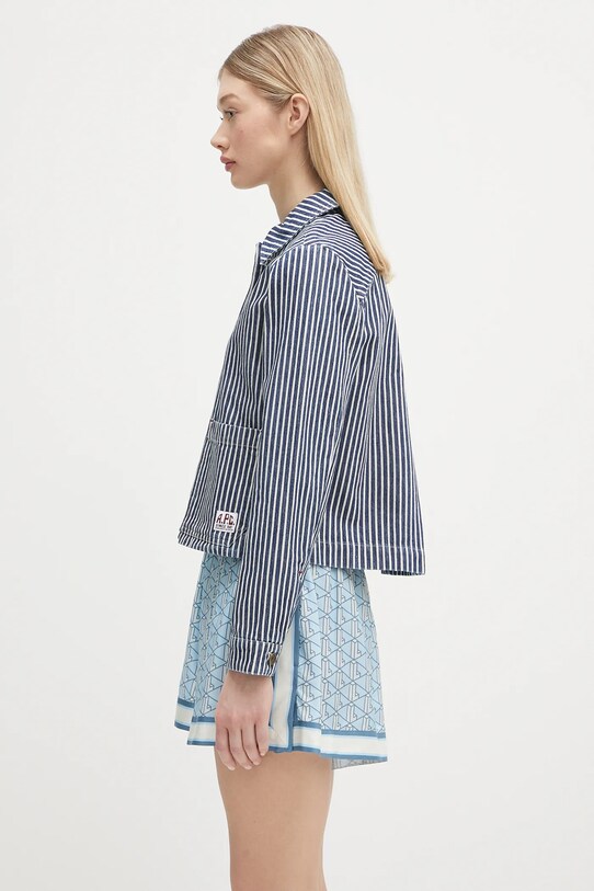 Дънково яке A.P.C. Veste Frida COHHG.F32006 тъмносин SS25