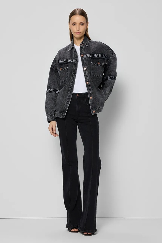 Bizuu kurtka jeansowa bawełniana PASSA czarny PASSA.CZARNY.SS25