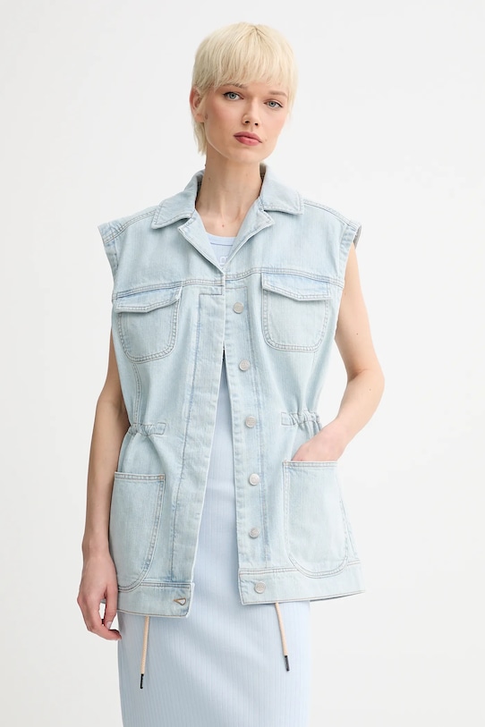 Джинсовая безрукавка MUNTHE USAMI джинс голубой 255151225502