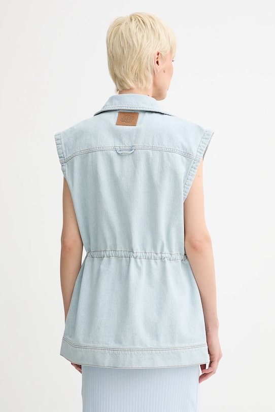 Одежда Джинсовая безрукавка MUNTHE USAMI 255151225502 голубой