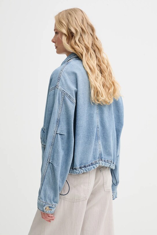 Îmbrăcăminte Levi's geacă din denim JANIS UTILITY JACKET 001FV albastru