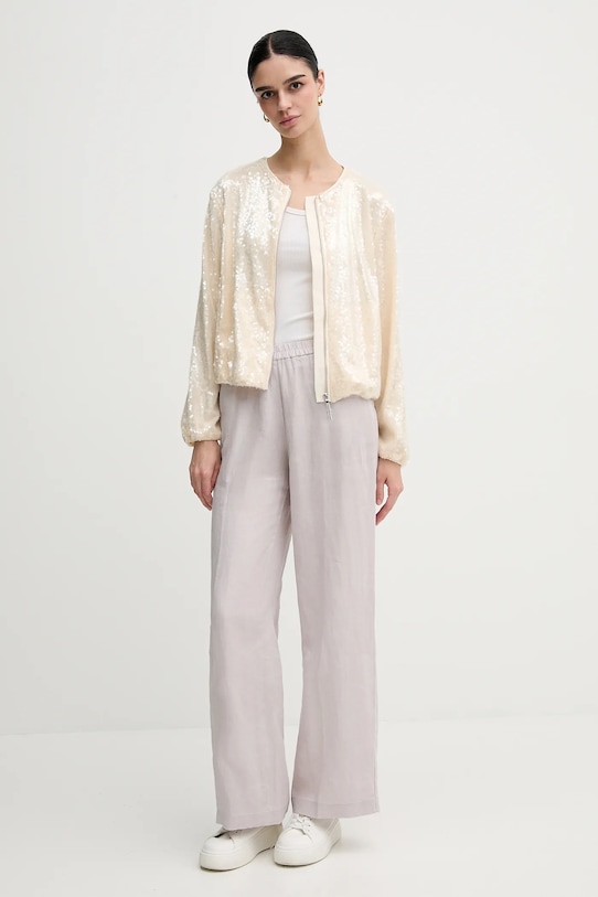 Jakna Sisley 27IYLN05P bež SS25