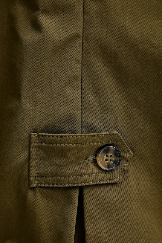 Sisley jachetă de bumbac 227YLN05Q verde