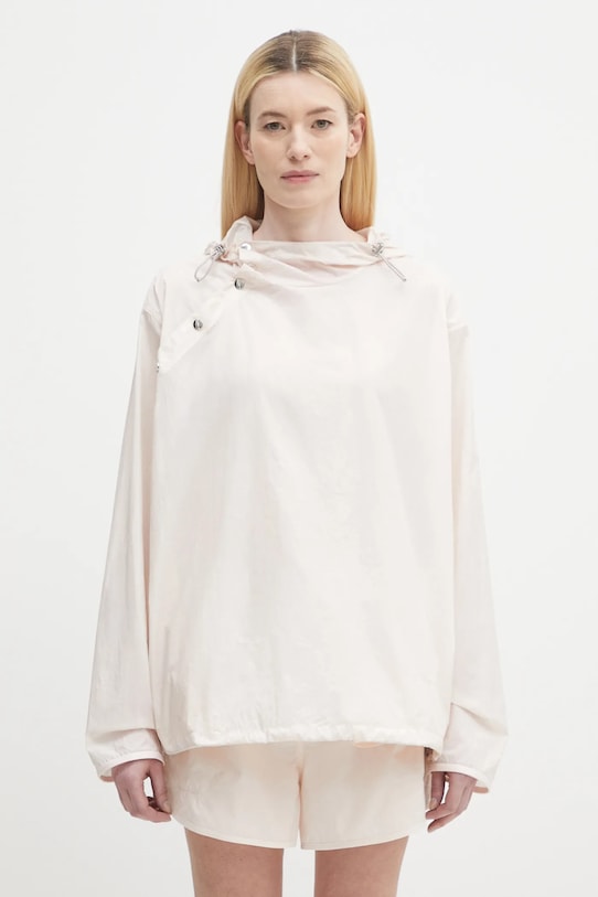 Куртка adidas Originals x Wales Bonner Light Light з капюшоном рожевий JM8218