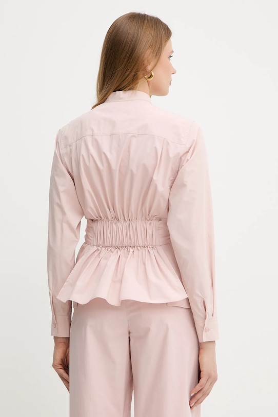 Oblečení Bavlněná košilová bunda Weekend Max Mara 2515041013600 růžová