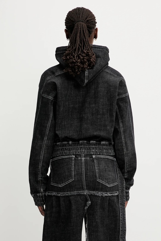 Odzież Ottolinger kurtka jeansowa Multiline 117.700717.01 czarny