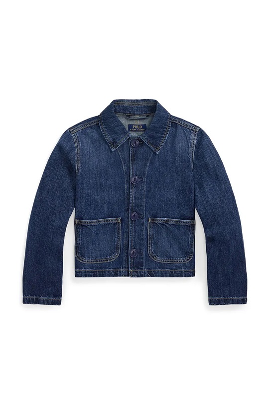 Polo Ralph Lauren kurtka jeansowa dziecięca bez podszewki granatowy 313957660001