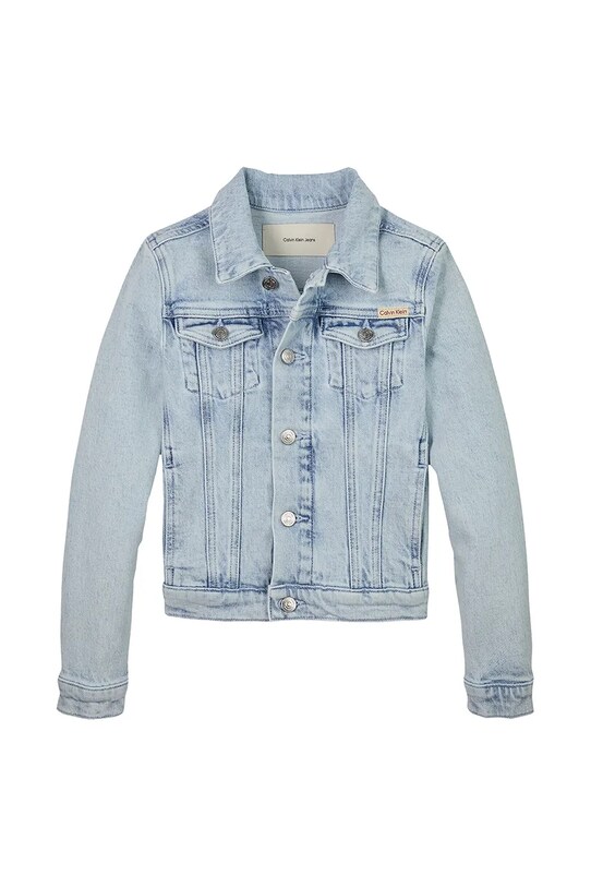 Παιδικό τζιν μπουφάν Calvin Klein Jeans IG0IG02721.PPYA μπλε SS25