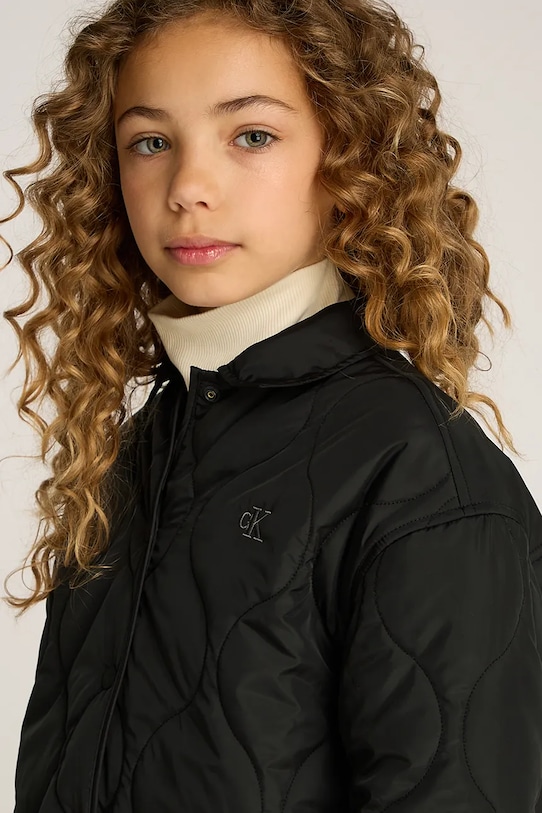 Calvin Klein Jeans geaca copii IG0IG02795.128.176.PPYA negru