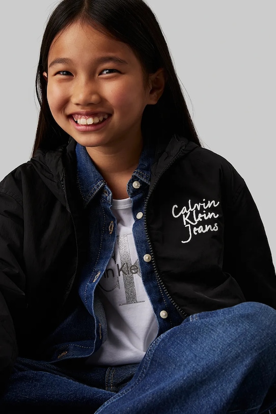 Детская куртка-бомбер Calvin Klein Jeans IG0IG02796.104.116.PPYA чёрный