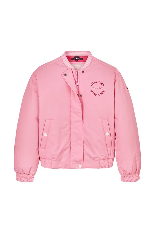 Детская куртка-бомбер Tommy Hilfiger KG0KG08312.116.122.PPYA розовый SS25