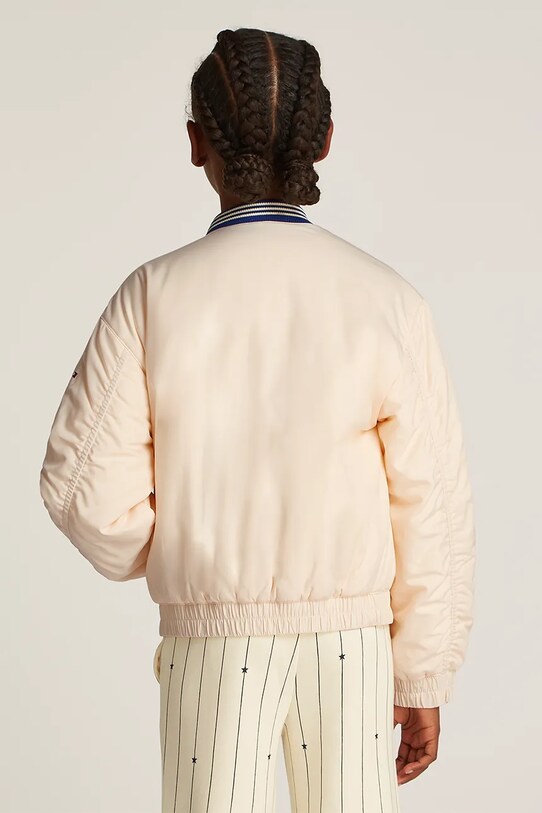 Tommy Hilfiger kurtka bomber dziecięca beżowy KG0KG08312.128.176.PPYA