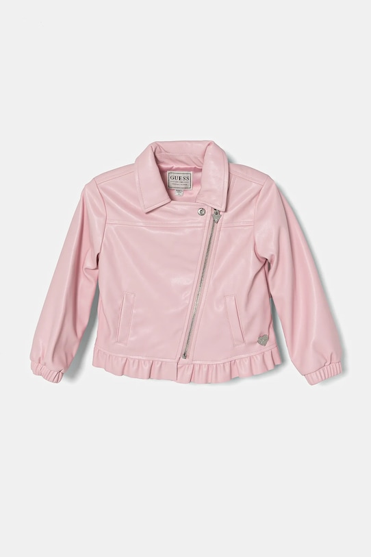 Дитяча куртка Guess з підкладкою рожевий K5RL02.WFV60.PPYA