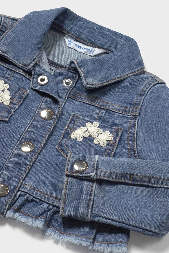 Mayoral kurtka jeansowa dziecięca niebieski 1461.4E.Baby.PPYA