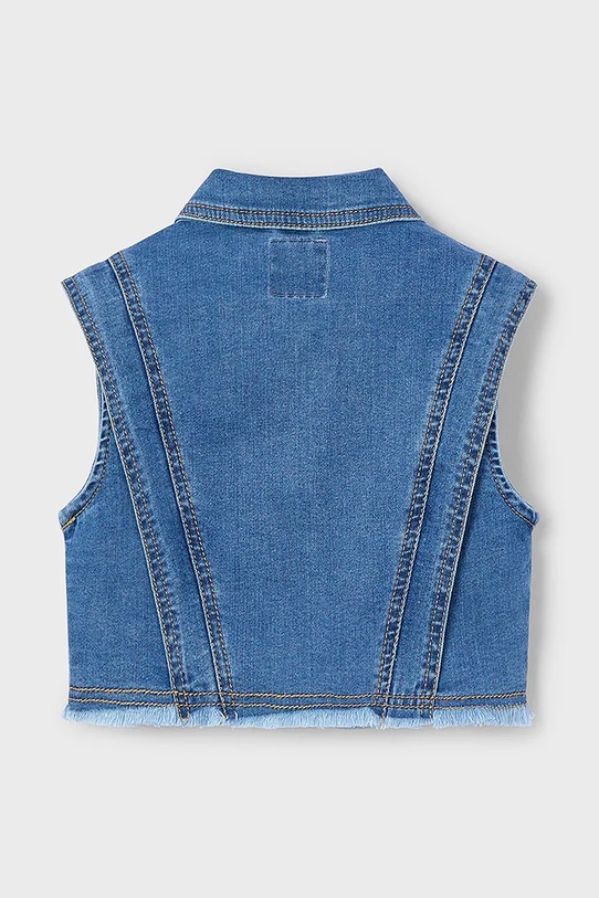 Mayoral vestă denim pentru copii 3364.6F.Mini.PPYA albastru SS25