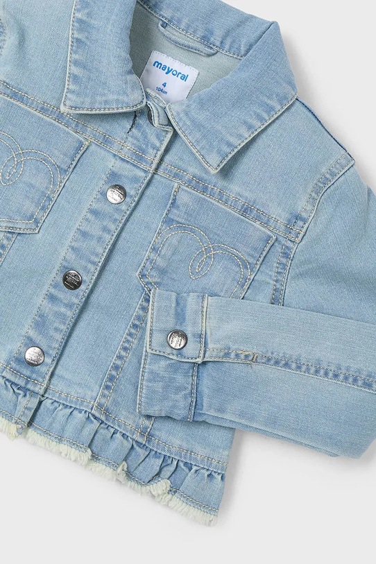 Dětská riflová bunda Mayoral modrá 3408.6H.Mini.PPYA