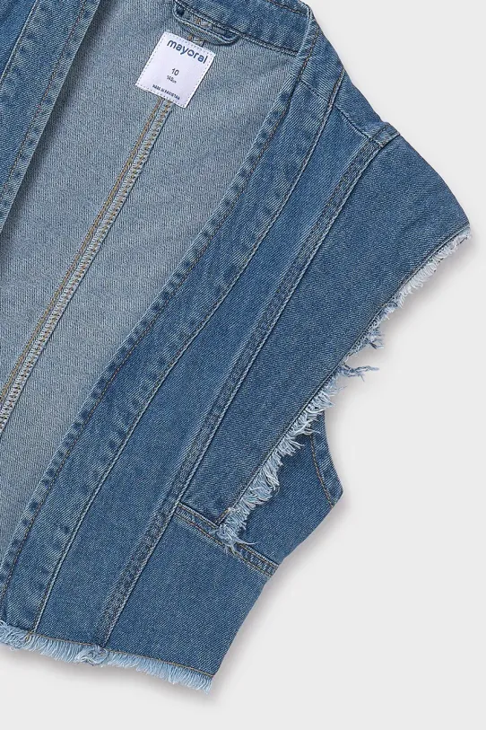 Mayoral vestă denim pentru copii albastru 6352.8F.Junior.PPYA