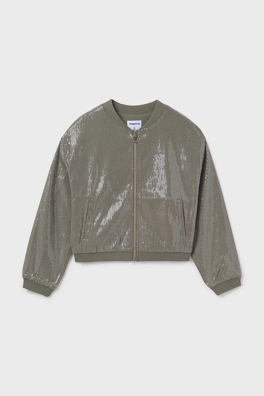 Παιδικό μπουφάν bomber Mayoral 6403.8C.Junior.PPYA πράσινο SS25