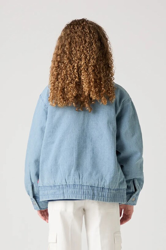 Levi's kurtka jeansowa dziecięca RETRO DENIM TRUCKER 4EM275