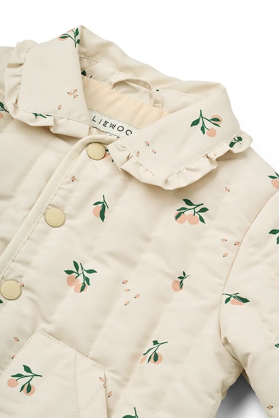 Liewood kurtka dziecięca Bea Jacket With Frill beżowy LW19893