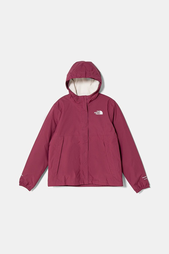 The North Face geaca copii WARM ANTORA RAIN JACKET cu captuseala violet NF0A873R6EO1
