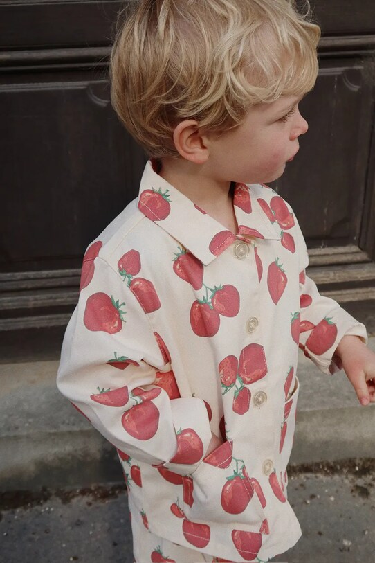 Konges Sløjd kurtka bawełniana dziecięca FEN SHIRT JACKET GOTS KS102278