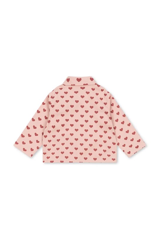 Băieți Konges Sløjd geacă de bumbac pentru copii FEN SHIRT JACKET GOTS KS102278 roz
