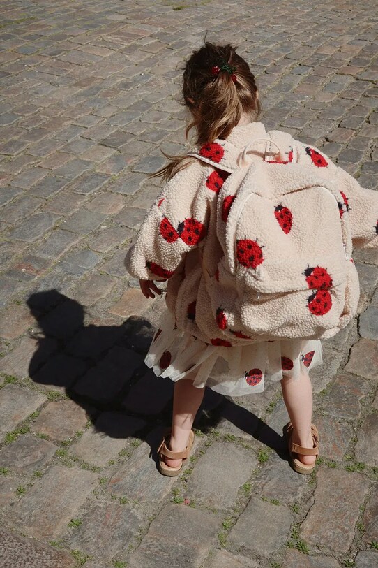 Konges Sløjd kurtka bomber dziecięca JODY TEDDY JACKET GRS KS102308