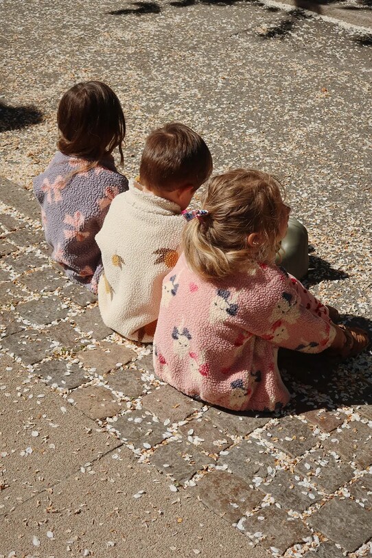 Konges Sløjd geacă bomber pentru copii JODY TEDDY JACKET GRS KS102308