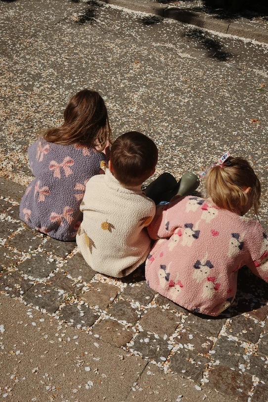 Детская куртка-бомбер Konges Sløjd JODY TEDDY JACKET GRS KS102308