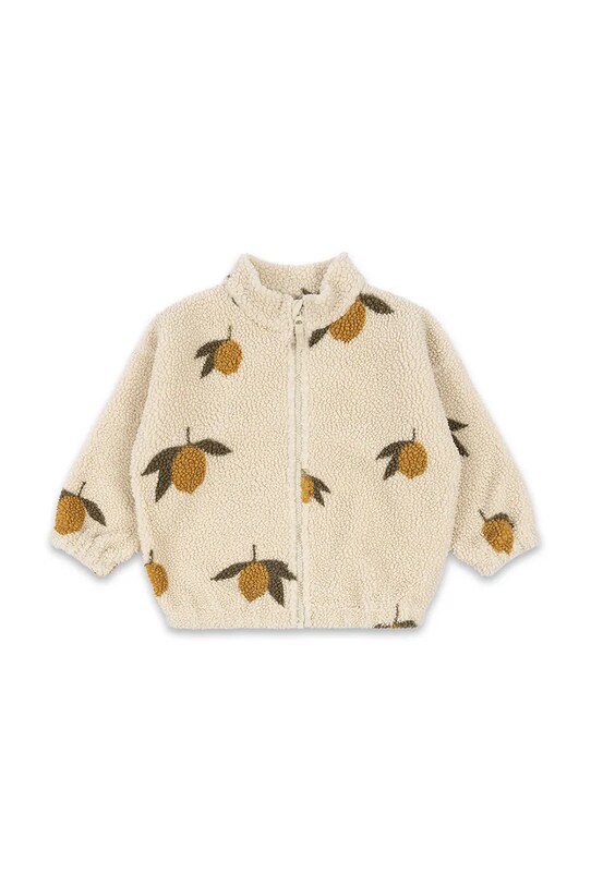 Konges Sløjd geacă bomber pentru copii JODY TEDDY JACKET GRS KS102308 bej SS25
