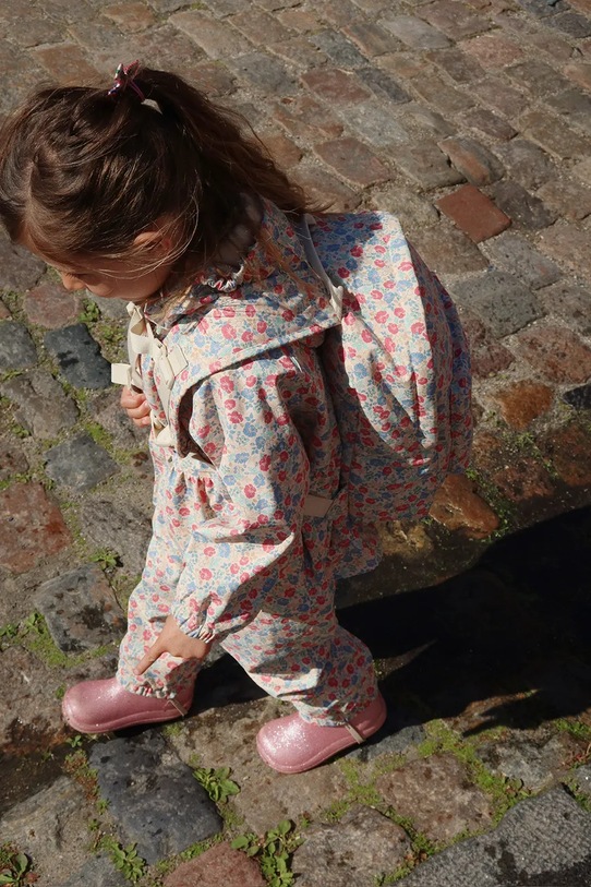 Konges Sløjd salopeta si jacheta pentru copii RAINY PALME SET GIRL KS102312