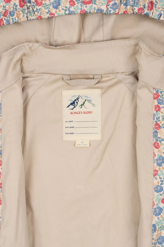 Konges Sløjd salopeta si jacheta pentru copii RAINY PALME SET GIRL multicolor KS102312