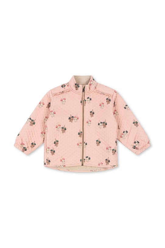 Dětská bunda Konges Sløjd THERMO FRILL JACKET GRS KS102318 růžová SS25