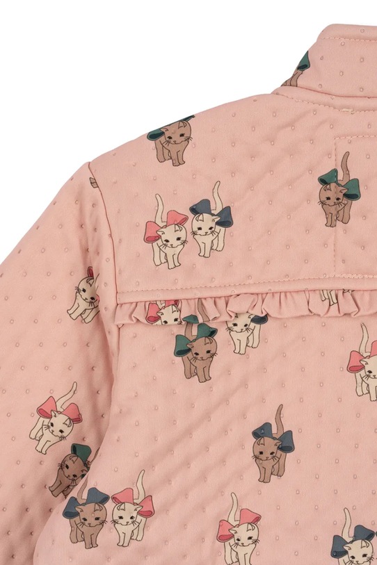 Dětská bunda Konges Sløjd THERMO FRILL JACKET GRS růžová KS102318