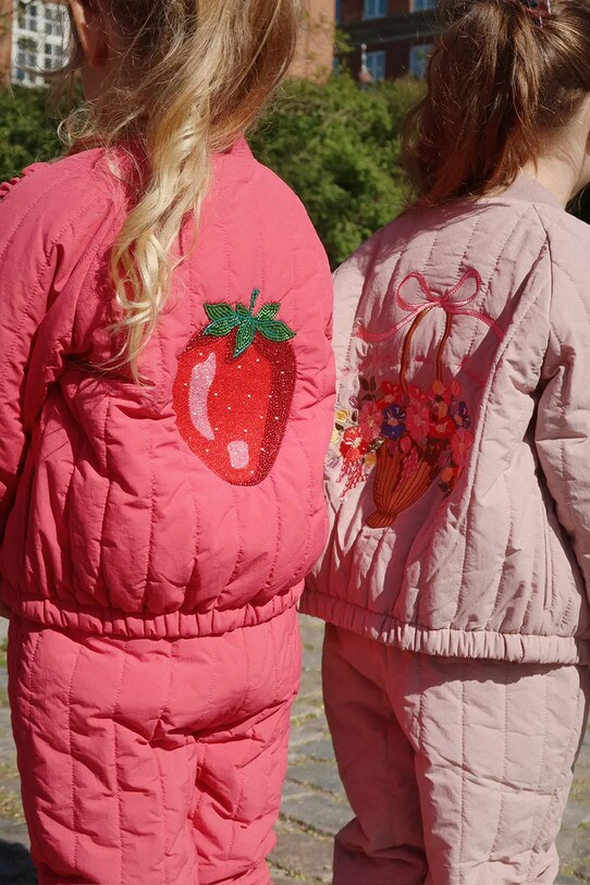 Дитяча куртка-бомбер Konges Sløjd JUNO SPARKLE BOMBER JACKET KS102314