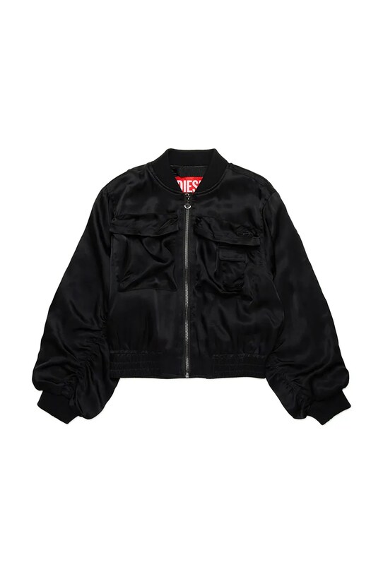 Дитяча куртка-бомбер Diesel JGKHLOWS JACKET з підкладкою чорний J02205