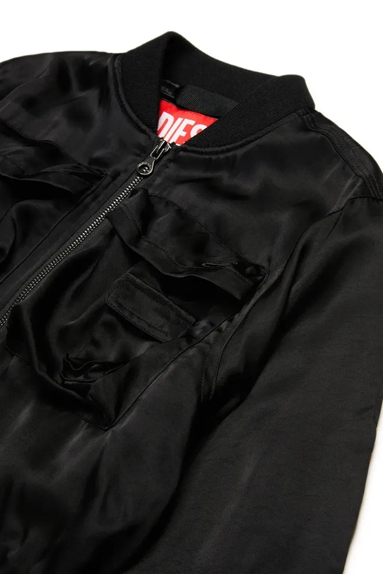 Dziewczynka Diesel kurtka bomber dziecięca JGKHLOWS JACKET J02205 czarny