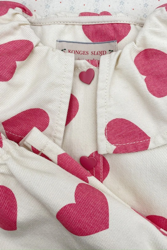 Detská bunda Konges Sløjd MAGOT COLLAR JACKET GOTS béžová KS103364