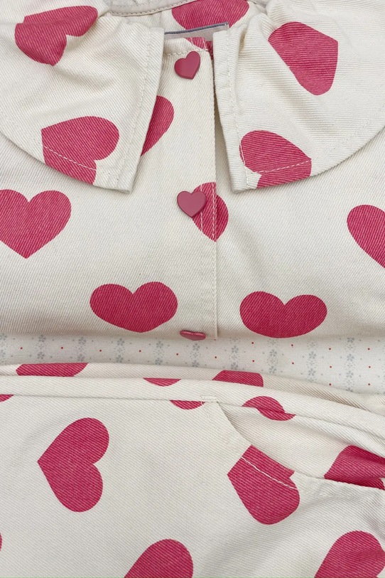 Detská bunda Konges Sløjd MAGOT COLLAR JACKET GOTS KS103364 béžová