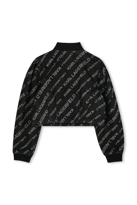 Fete Karl Lagerfeld geacă de bumbac pentru copii Z30487.114.150 negru