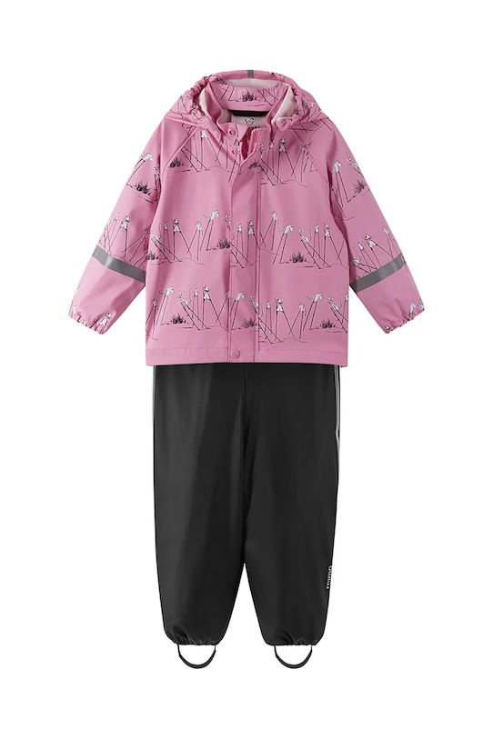 Dječji komplet Reima Moomin Plask Planet friendly roza 5100021M.G.PPYA