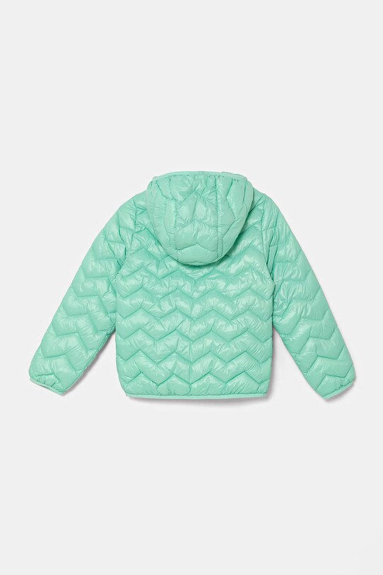 United Colors of Benetton kurtka dziecięca 21INCN04U.G.Season.PPYA turkusowy SS25