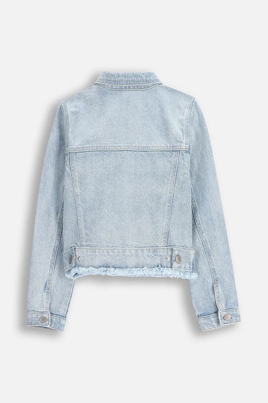 Fete Coccodrillo geacă din denim WC5152301JCG albastru